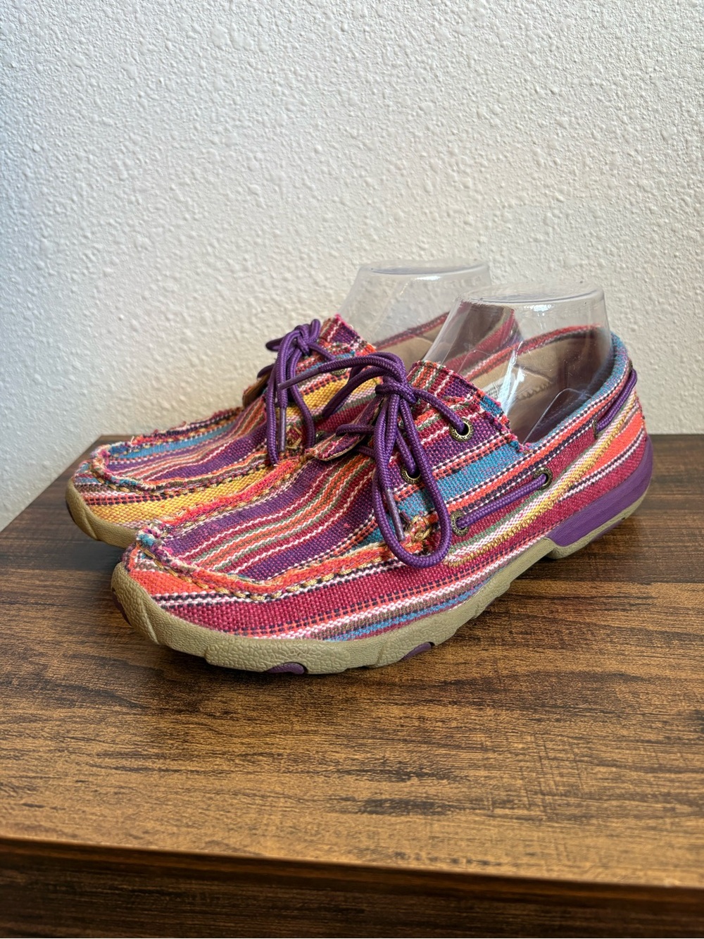 Twisted X Women's Purple Serape Driving Mocs